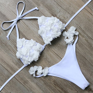 3D Floral Sexy Bikini Set