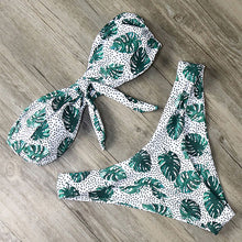 Load image into Gallery viewer, Bandeau Push Up Bikini Set